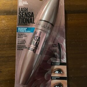 Maybelline Lash Sensational Mascara in Very Black with Pink Rose Packaging